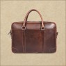 17" Leather Portfolio Bag - Office Bag - Briefcase Bag